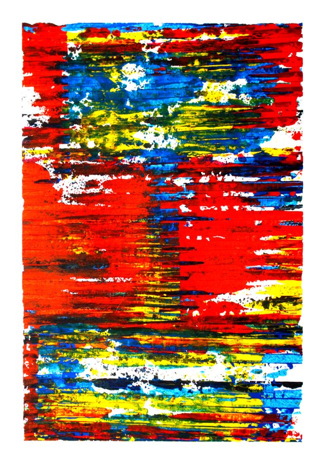 Mathias Strecker, Acrylic on paper, AP0114 01